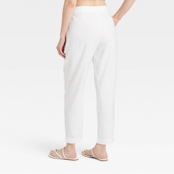 A New Day Women's Tapered Leg Tailored High Rise Ankle Length Pants - Size 6 - Picture 2 of 7